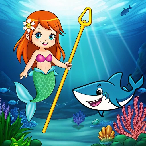Icon For Princess vs Shark Adventure Game