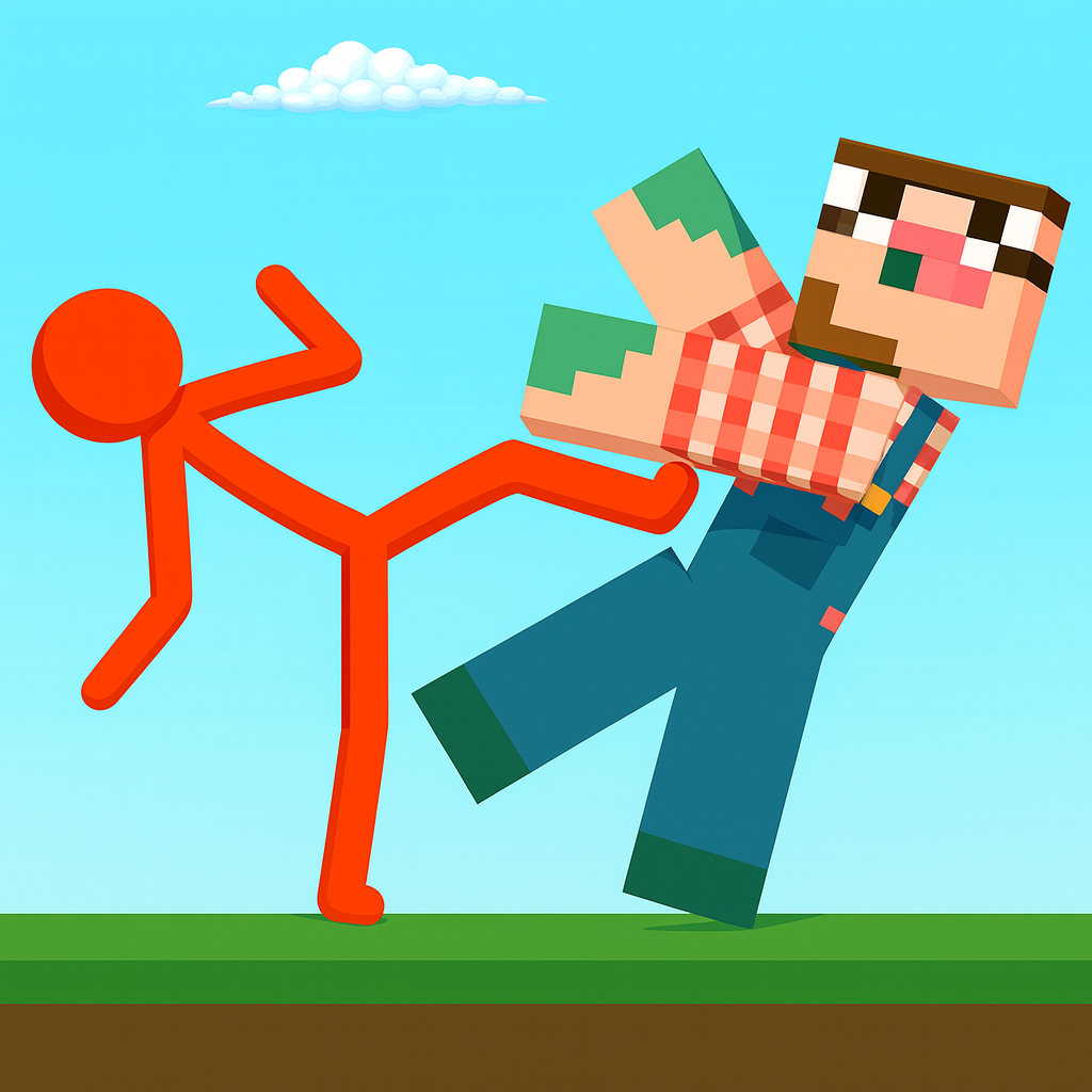 Icon For Red Stickman vs Craftmans Adventure Game