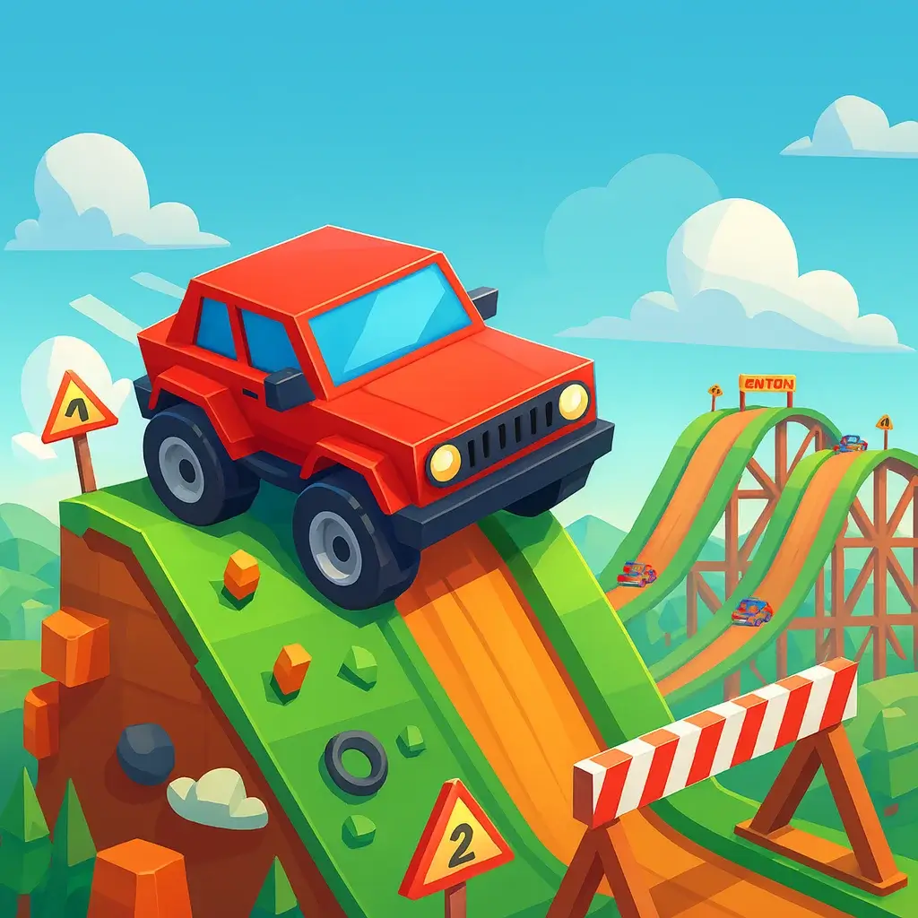 Icon For Obstacle Car Driving Adventure Game