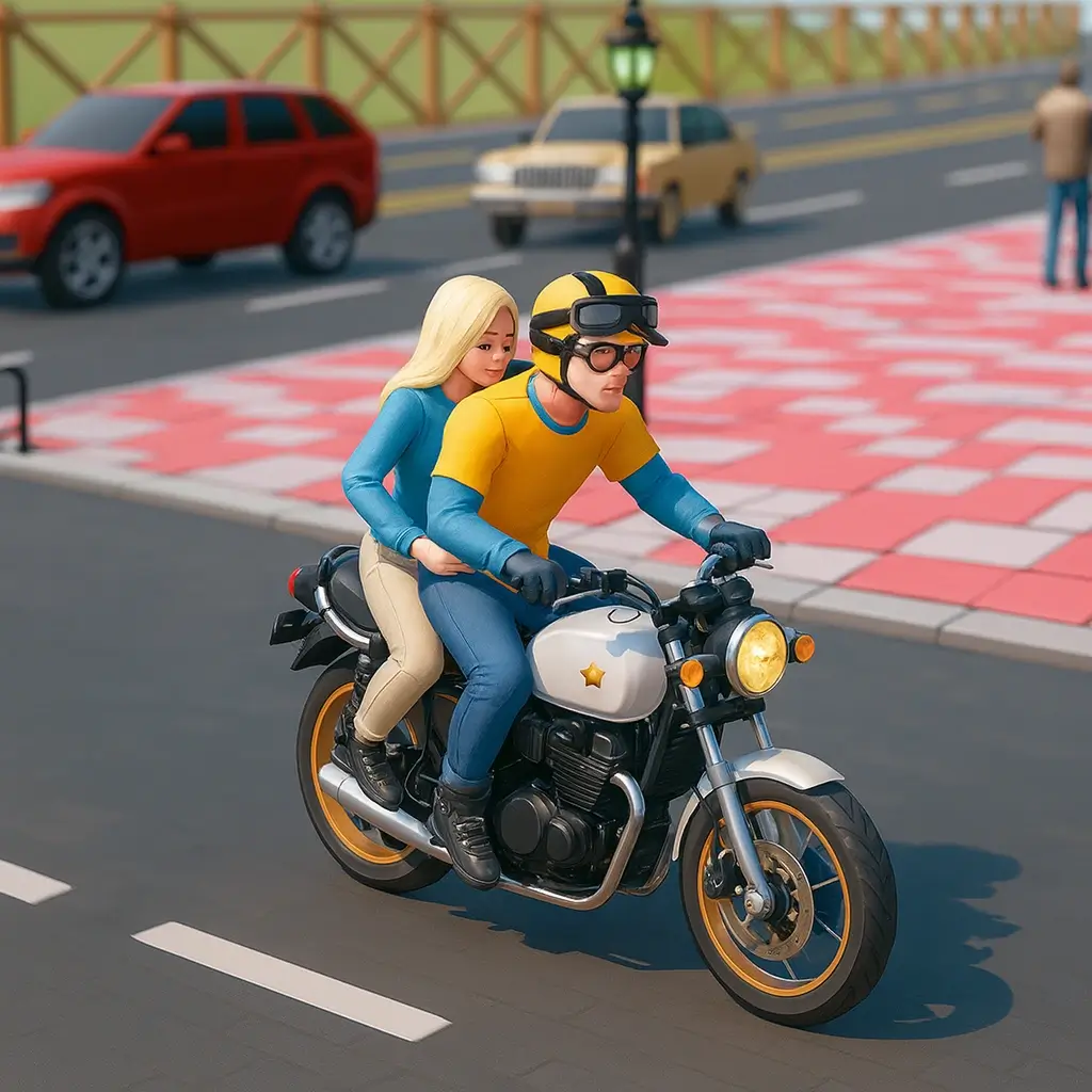 Icon For Moto Cabbie Simulator Racing Game