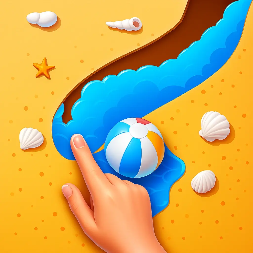 Icon For Water Dig Rescue Casual Game